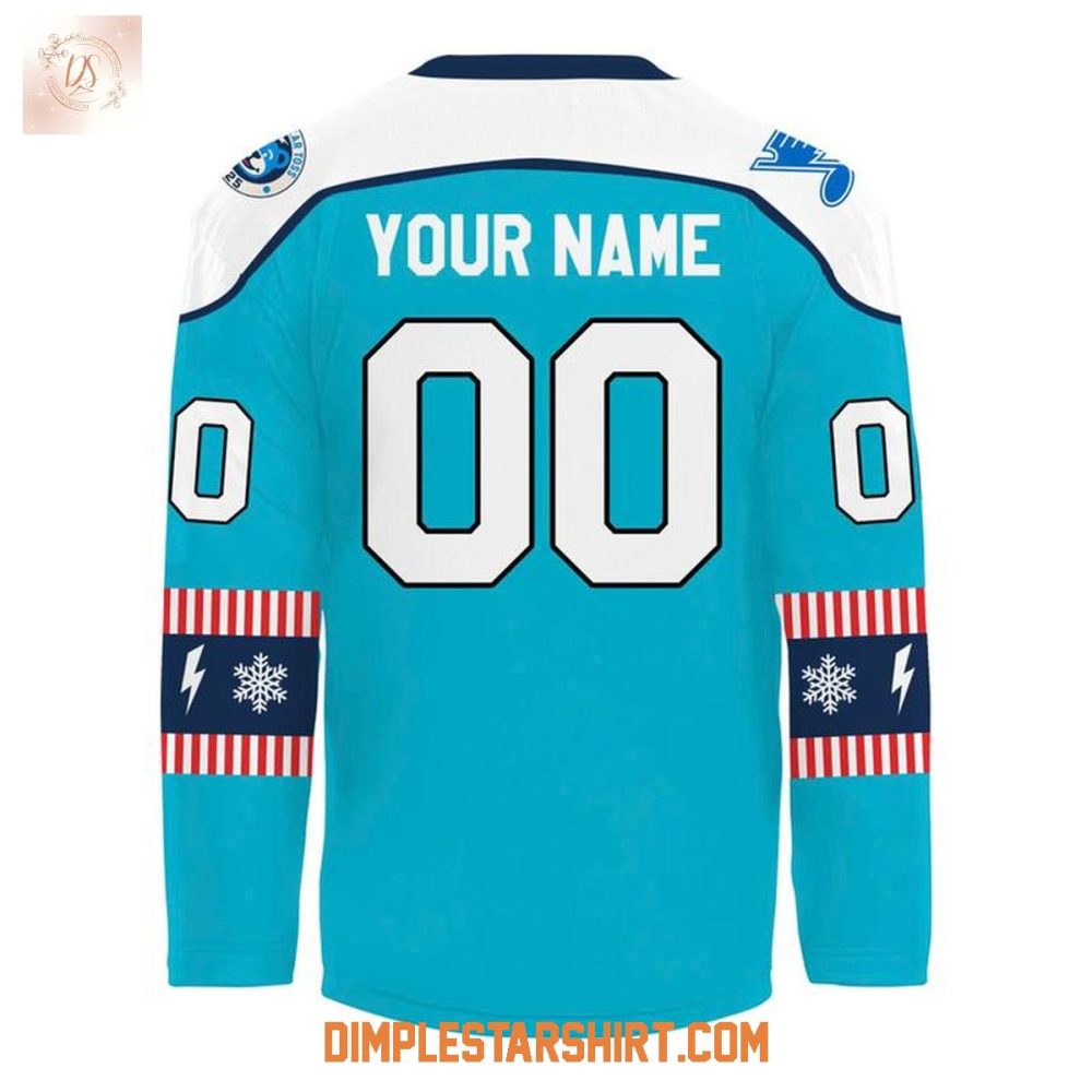 Springfield Thunderbirds Merry Christmas 2025 Hockey Jersey - Image 3