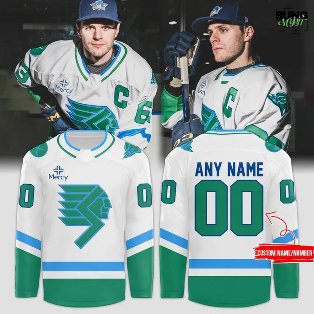Springfield Thunderbirds Throwback Night 2026 Hockey Jersey