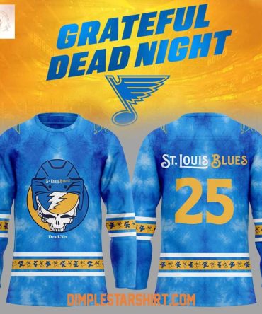 St.Louis Blues Grateful Dead Night 2025 Hockey Jersey