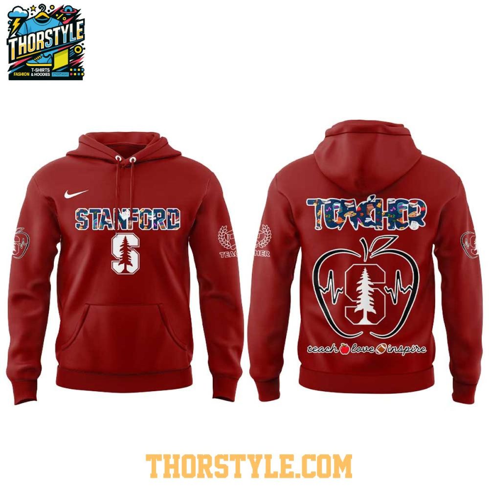 Stanford Cardinal Teachers 2025 Day Of Appreciation Hoodie T-Shirt - Image 2