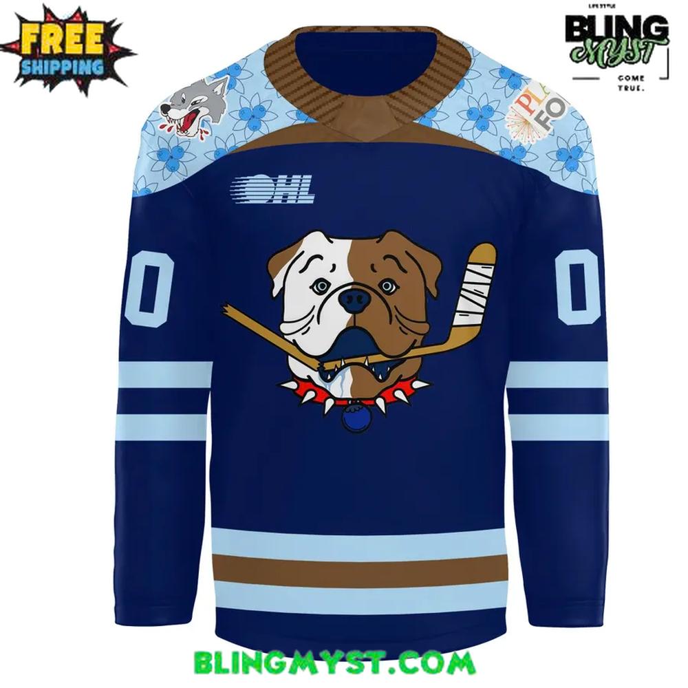 Sudbury Wolves 2025 Sudvegas Special Hockey Jersey - Image 2