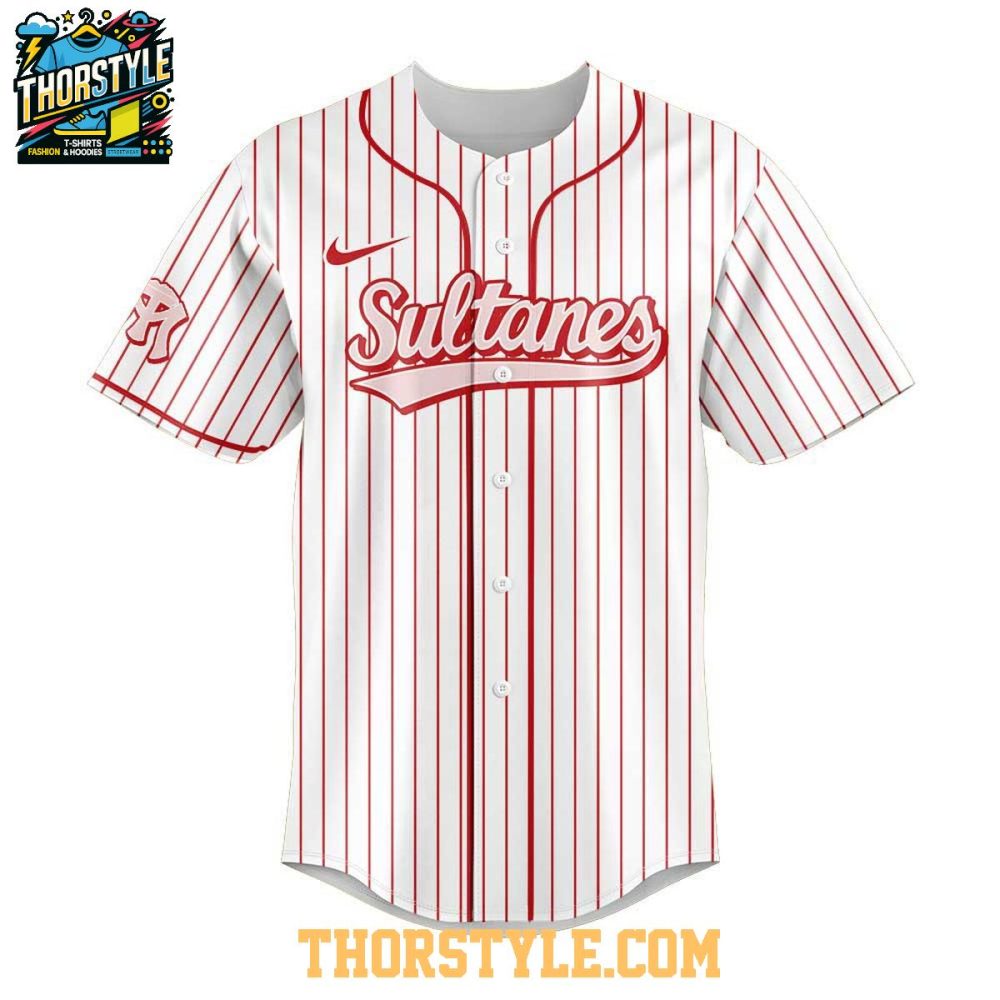 Sultanes De Monterrey Hola Gatita Hello Kitty 2025 One Team Baseball Jersey - Image 2