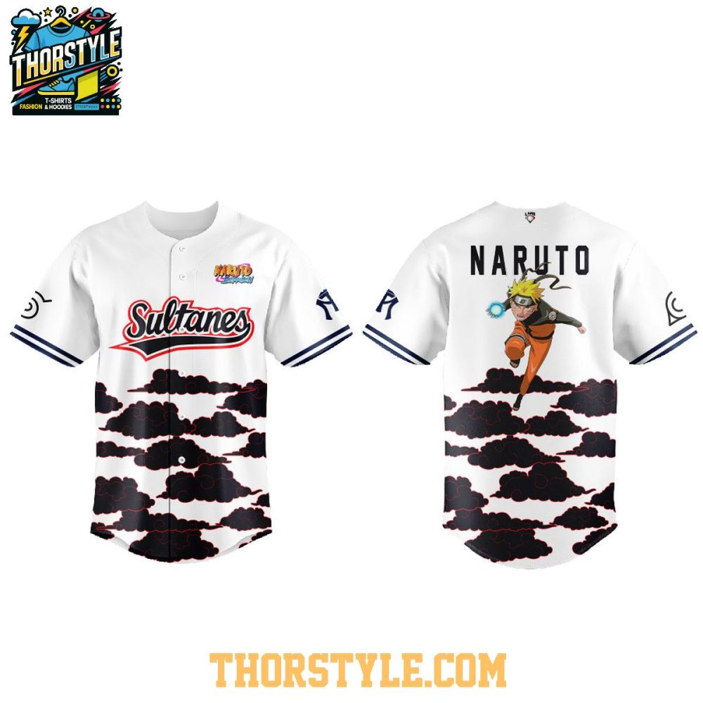 Sultanes De Monterrey X Naruto Shippuden 2026 Night Baseball Jersey - Image 2