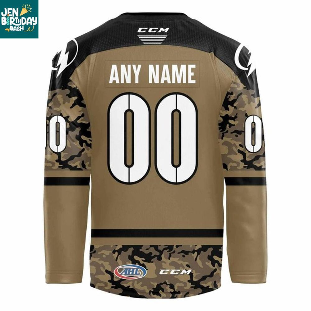 Syracuse Crunch Military Appreciation 2025 Game Night Hockey Jersey - Image 3