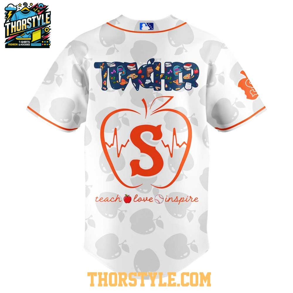 Syracuse Mets 2025 Teacher Appreciation Love Baseball Jersey - Image 3