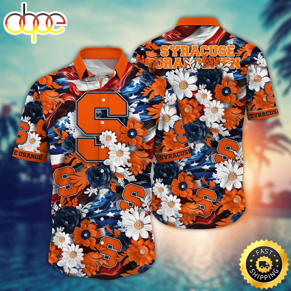 Syracuse Orange Ncaa2 Hawaii Shirt Independence Day