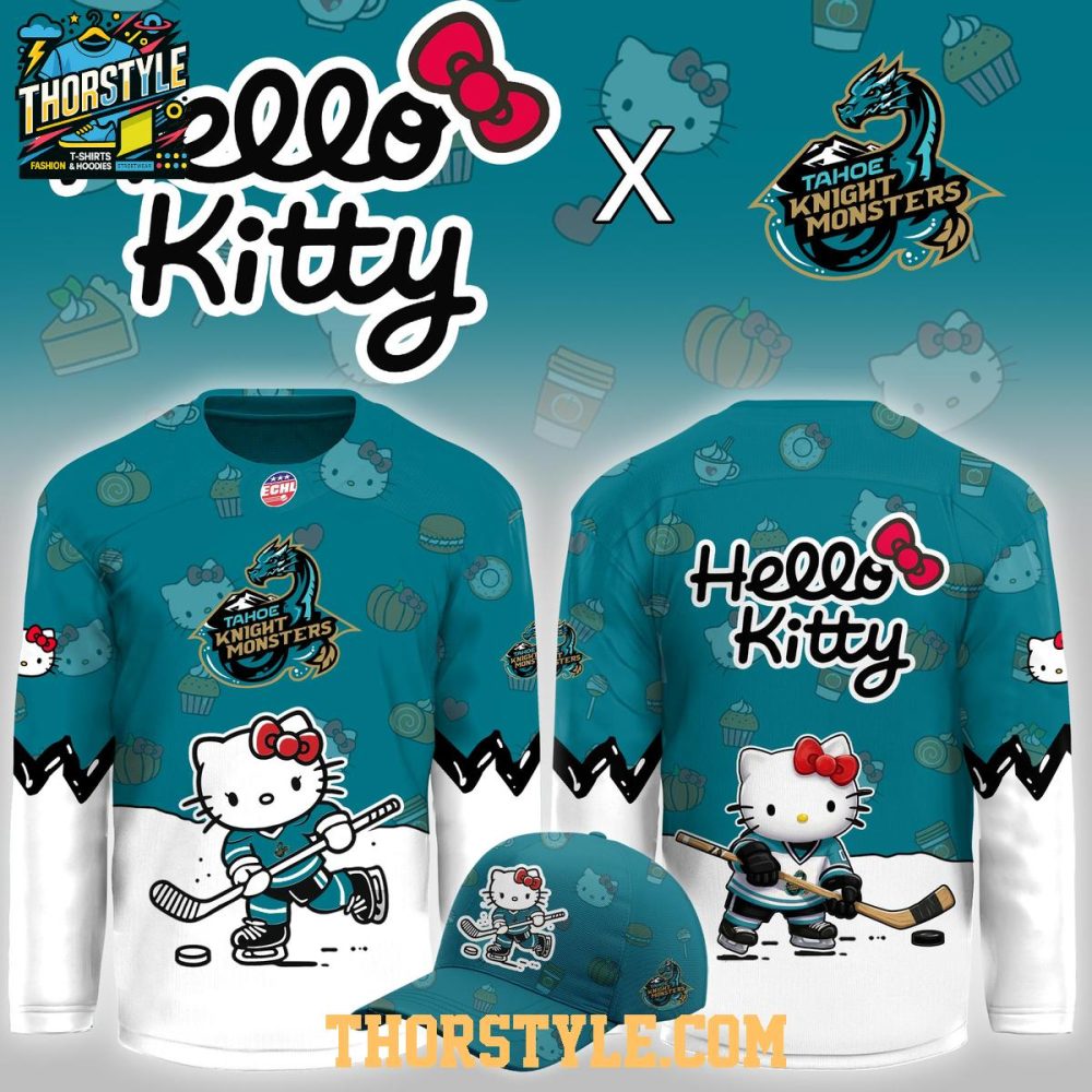 Tahoe Knight Monsters Hello Kitty Night X Game Themed 2026 Hockey Jersey