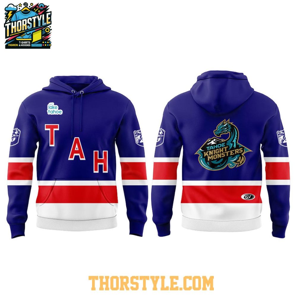 Tahoe Knight Monsters Retro Weekend 2026 Celebrate Hoodie T-Shirt - Image 2