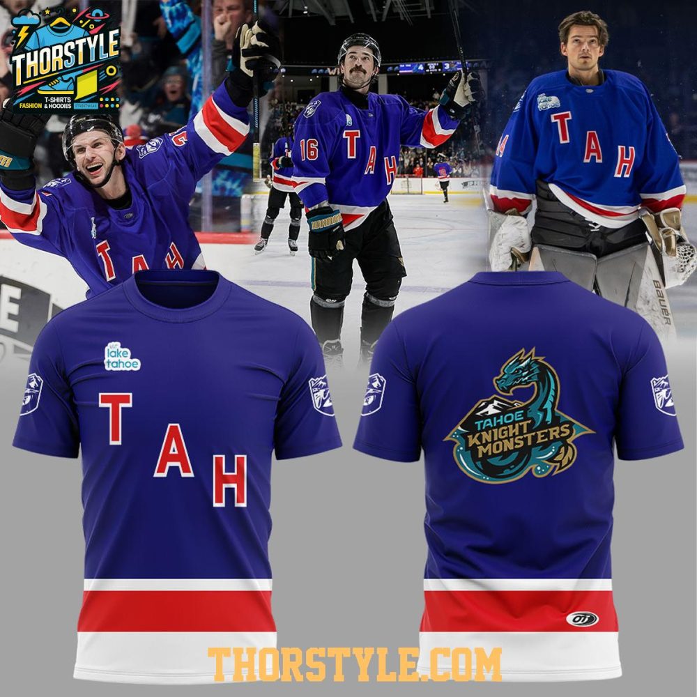 Tahoe Knight Monsters Retro Weekend 2026 Celebrate Hoodie T-Shirt - Image 3