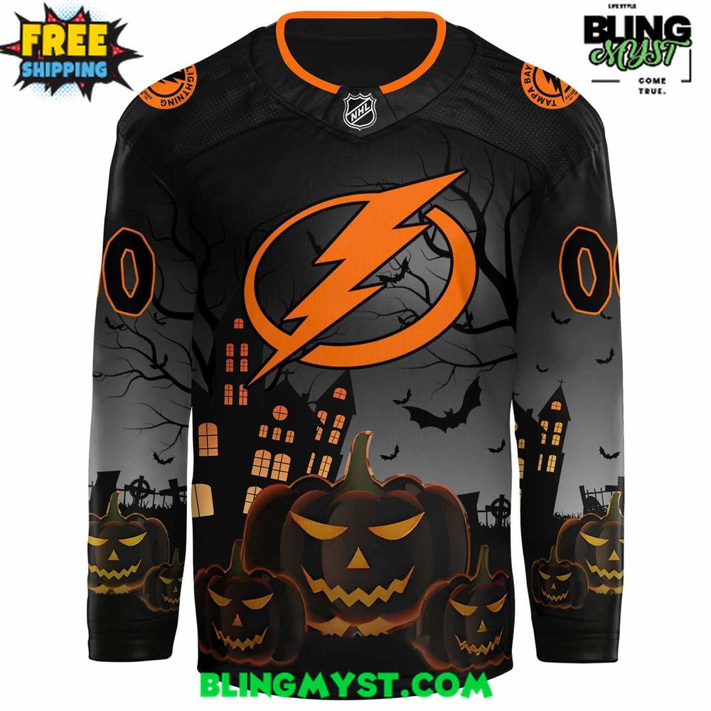 Tampa Bay Lightning Halloween Night 2025 Hockey Jersey - Image 2