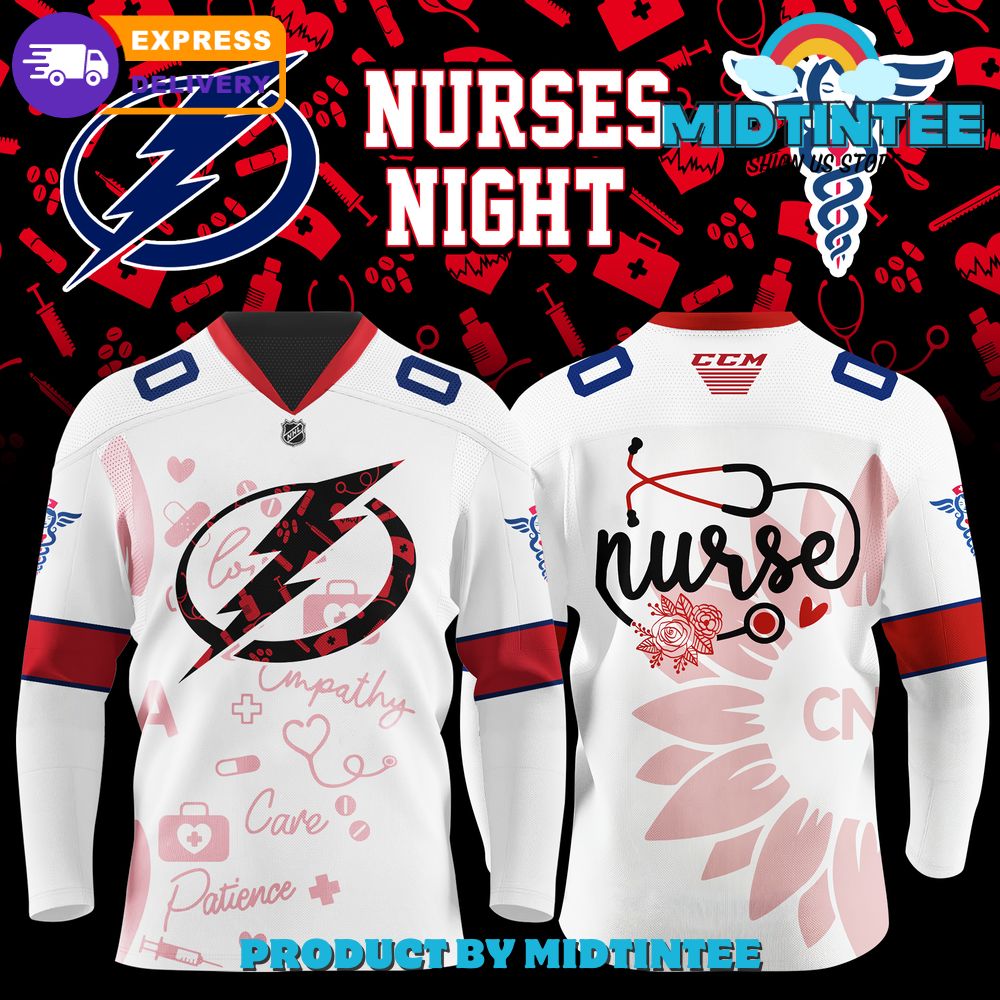 Tampa Bay Lightning Nurses Night 2025 Hockey Jersey