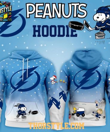 Tampa Bay Lightning Peanuts Hockey Merry Snoopy X-Mas 2025 Hoodie T-Shirt
