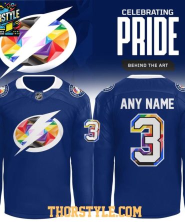 Tampa Bay Lightning Pride Night 2026 Personalized Hockey Jersey