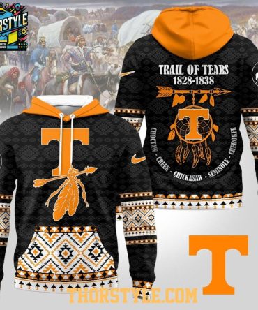 Tennessee Volunteers Native American Awareness Trail Of Tears 2025 Ncaa Hoodie