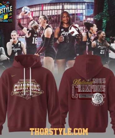 Texas A&M Aggies 2025 National Champions Women'S Volleyball Hoodie T-Shirt