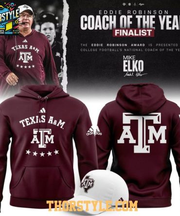 Texas A&M Aggies Eddie Robinson Coach Of The Year 2025 Hoodie T-Shirt