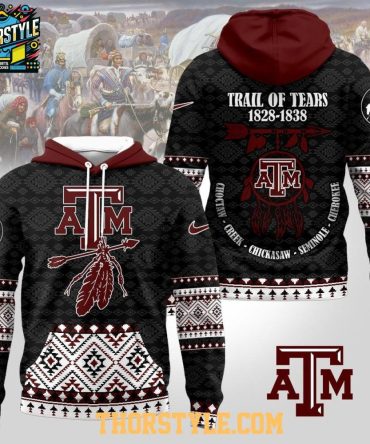 Texas A&M Aggies Native American Awareness Trail Of Tears 2025 Ncaa Hoodie