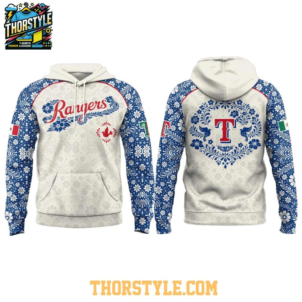 Texas Rangers Mexican Heritage Night 2026 Celebarte Hoodie Shirts - Image 2