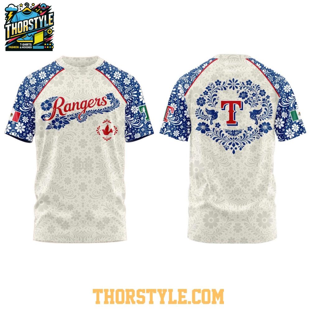Texas Rangers Mexican Heritage Night 2026 Celebarte Hoodie Shirts - Image 4