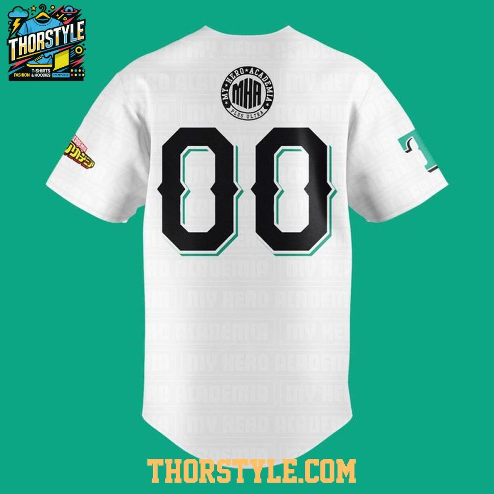 Texas Rangers My Hero Academia Night 2026 Celebration Personalized Baseball Jersey - Image 3