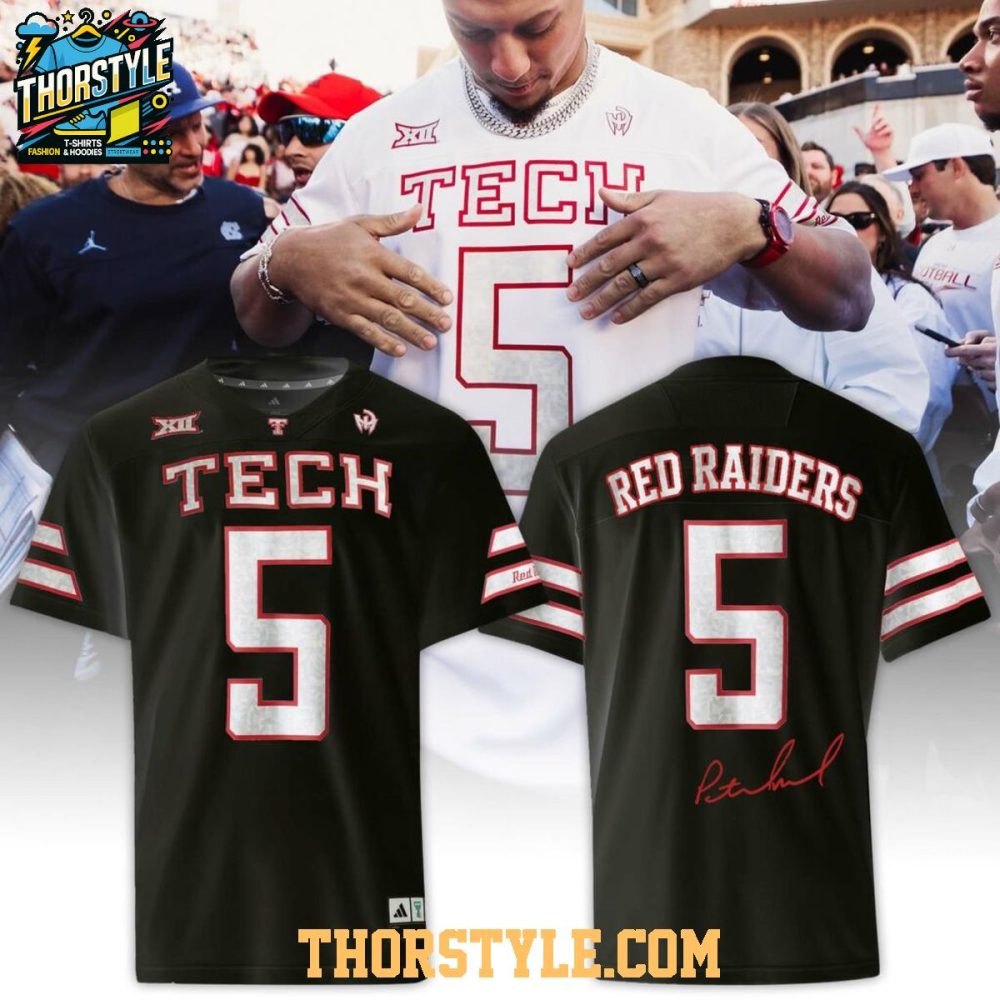Texas Tech Red Raiders 2025 Patrick Mahomes Ii Celebrate Football Jersey