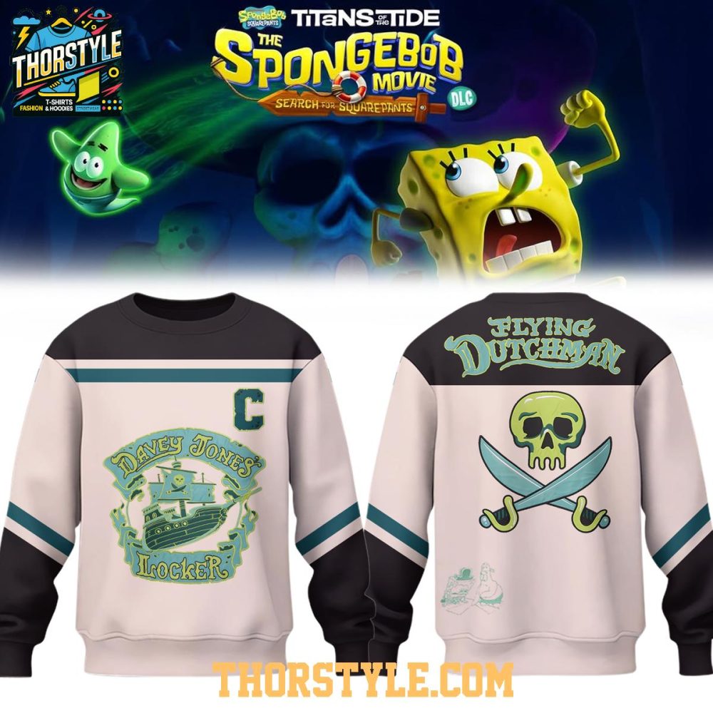 The Spongebob Search For Squarepants 2025 Davey Jones Hoodie T-Shirt - Image 2
