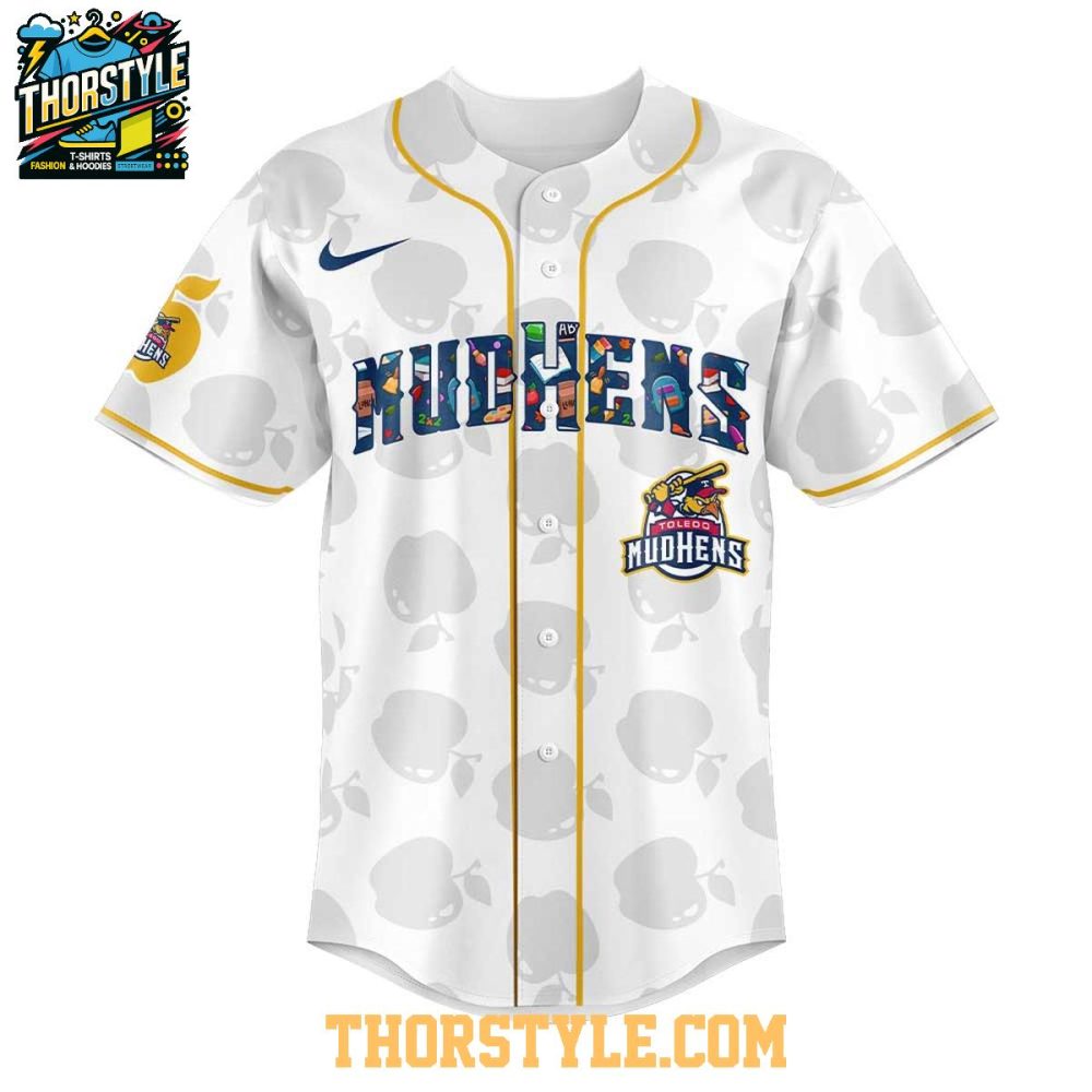 Toledo Mud Hens 2025 Teacher Appreciation Love Baseball Jersey - Image 2