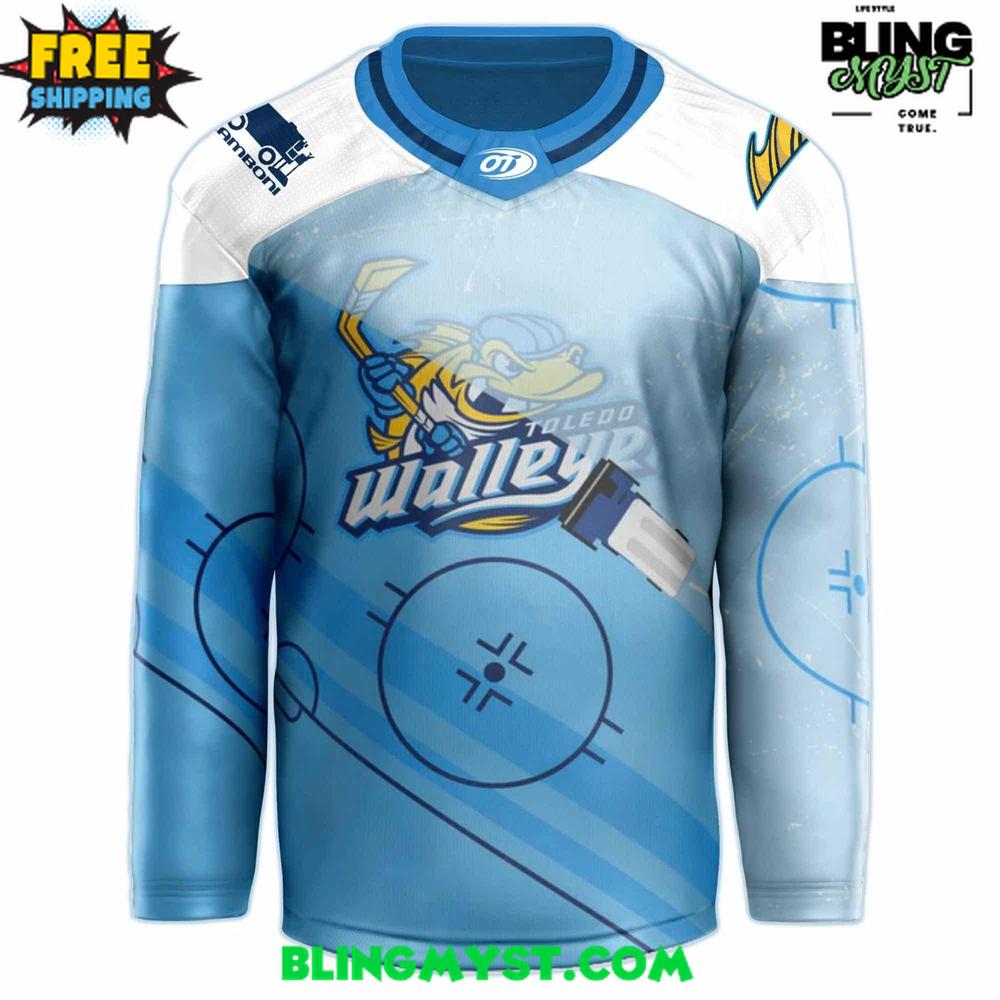 Toledo Walleye X Zamboni Night 2025 Hockey Jersey - Image 2
