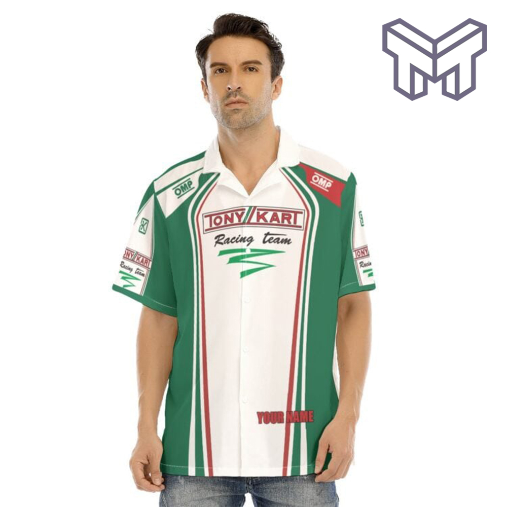 Tony Kart Racing Team Apparel, Tony Kart Racing Custom Hawaiian Shirt - Image 3