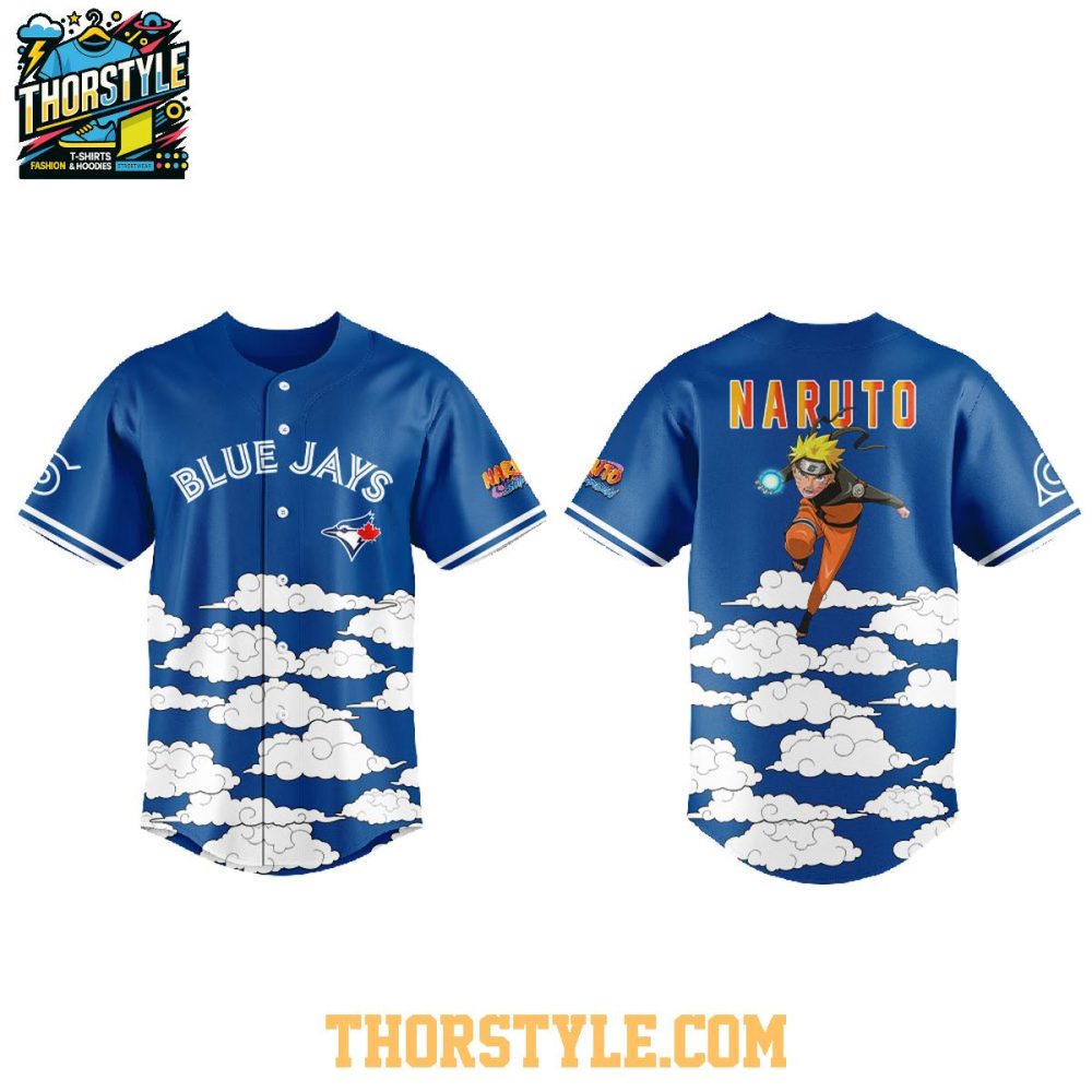 Toronto Blue Jays 2026 Naruto Anime Night Celebration Baseball Jersey - Image 2