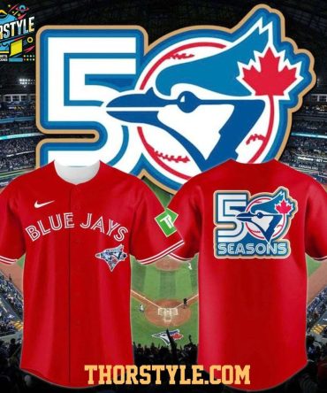 Toronto Blue Jays 50Th Anniversary 1976-2026 Personalized Baseball Jersey