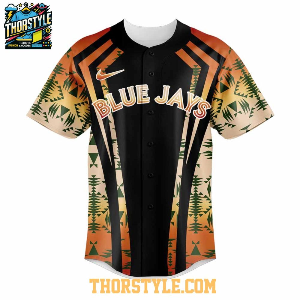 Toronto Blue Jays Native American Heritage Proud Baseball Jersey - Image 2
