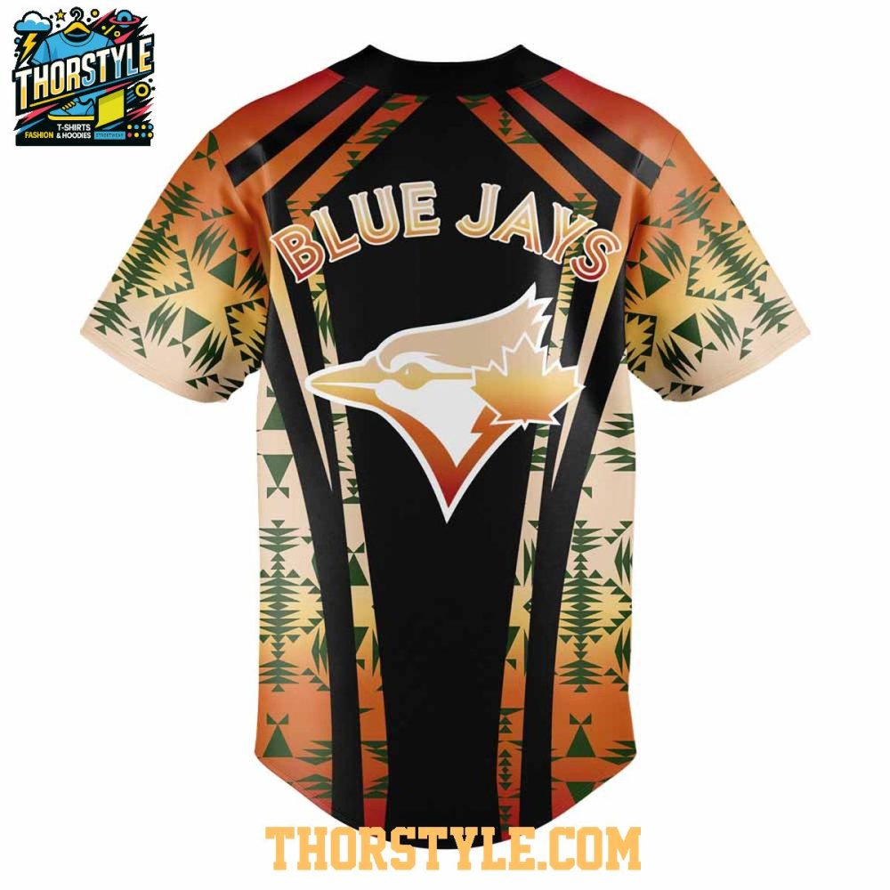 Toronto Blue Jays Native American Heritage Proud Baseball Jersey - Image 3