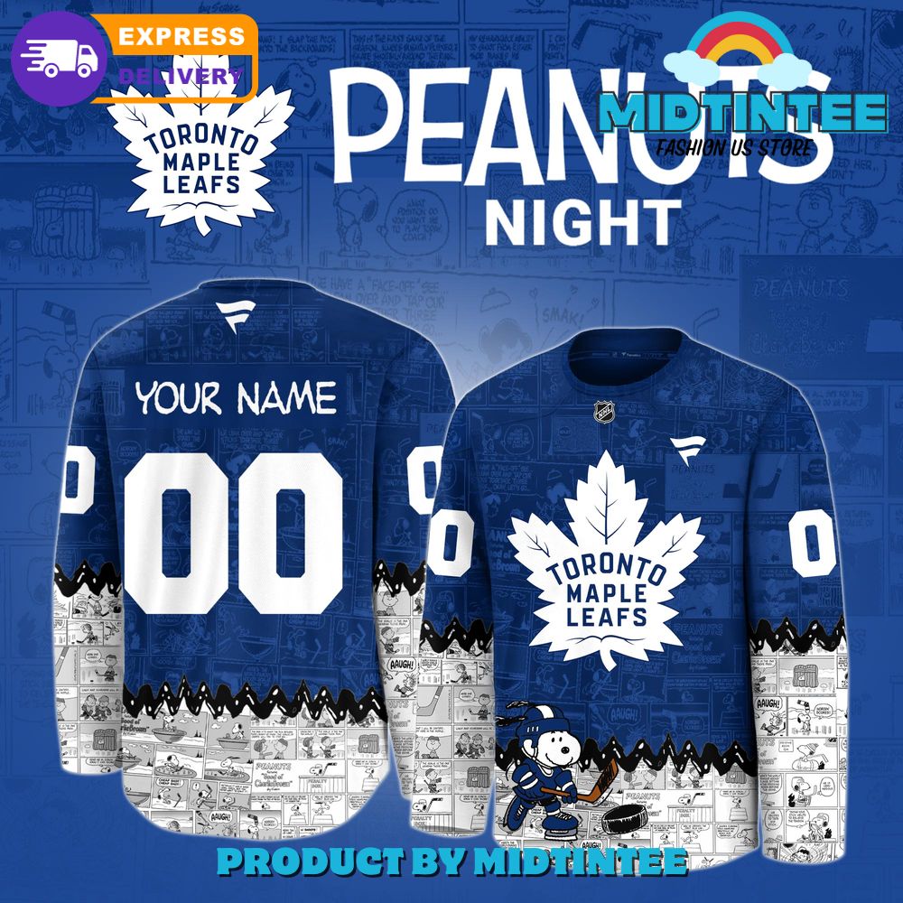 Toronto Maple Leafs “75Th Anniversary Of Peanuts” Snoopy Jersey