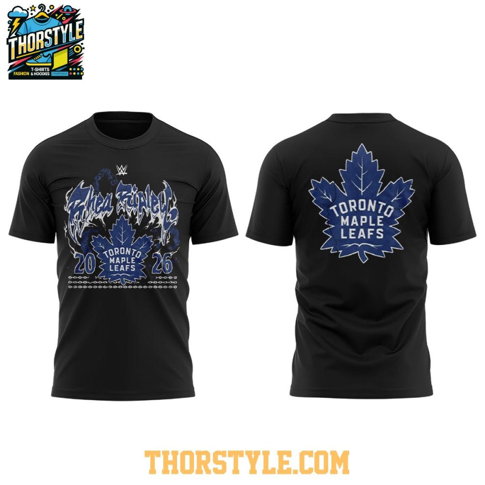 Toronto Maple Leafs Co-Branded 2026 Rhea Ripley Hoodie T-Shirt - Image 4