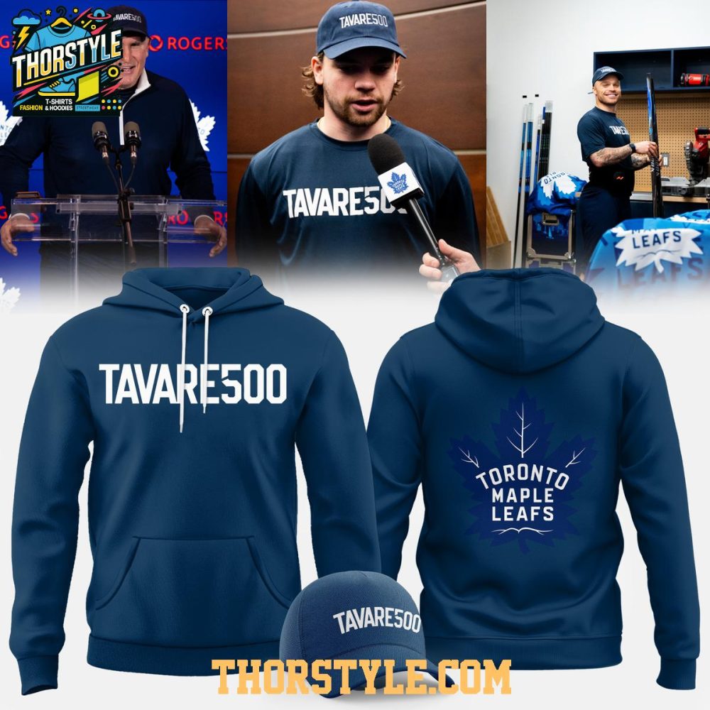 Toronto Maple Leafs John Tavares 500 Goals Nhl Game 2025 Hoodie