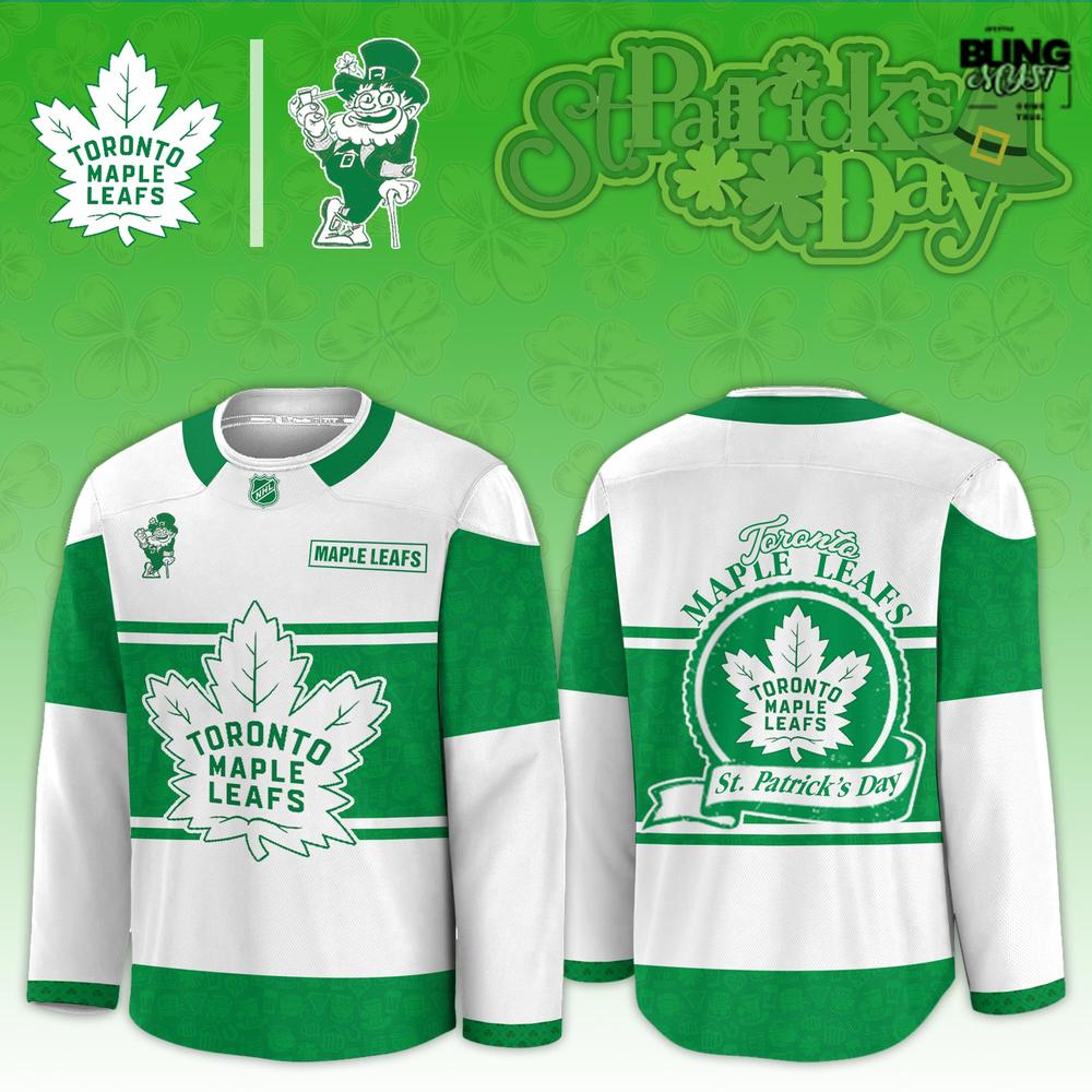 Toronto Maple Leafs St. Patrick'S Day 2026 Hockey Jersey