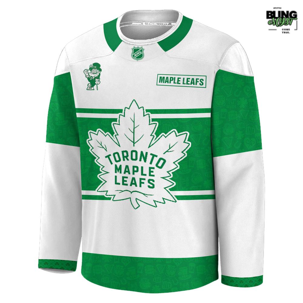 Toronto Maple Leafs St. Patrick'S Day 2026 Hockey Jersey - Image 2