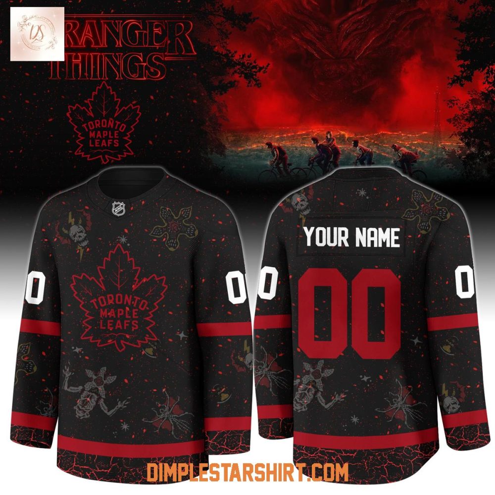 Toronto Maple Leafs X Stranger Things 5 Jersey