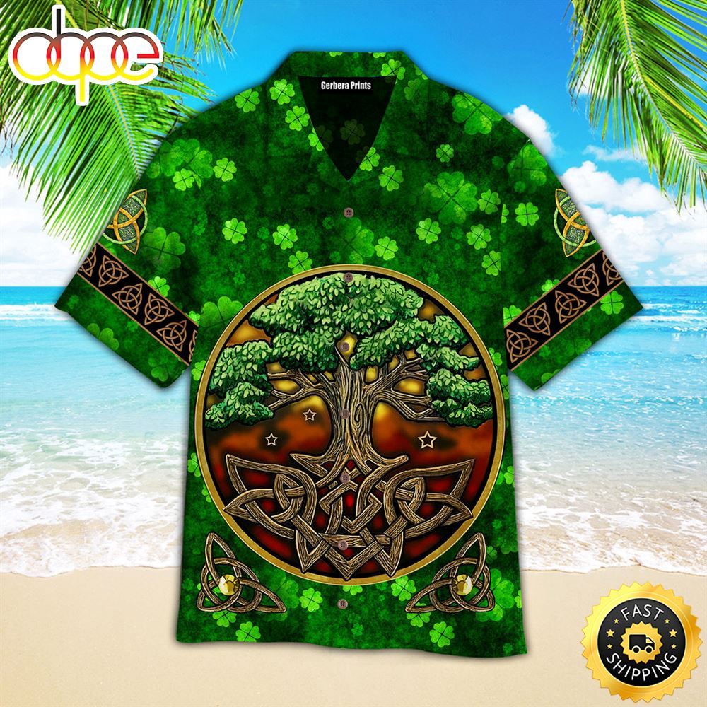 Tree Of Life Irish Saint Patrick?S Day Patricksday Gifts Aloha Hawaiian Shirts