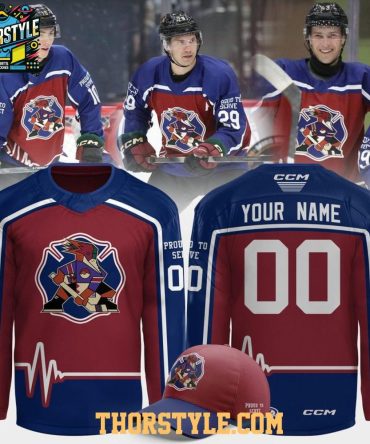 Tucson Roadrunners First Responders Night 2026 Personalized Hockey Jersey