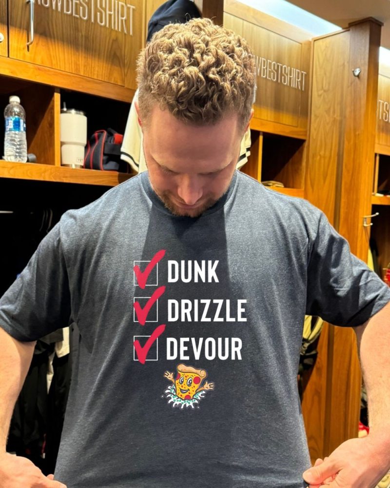 Tulsa Ranch Dippers Dunk Drizzle Devour Pizza Shirt