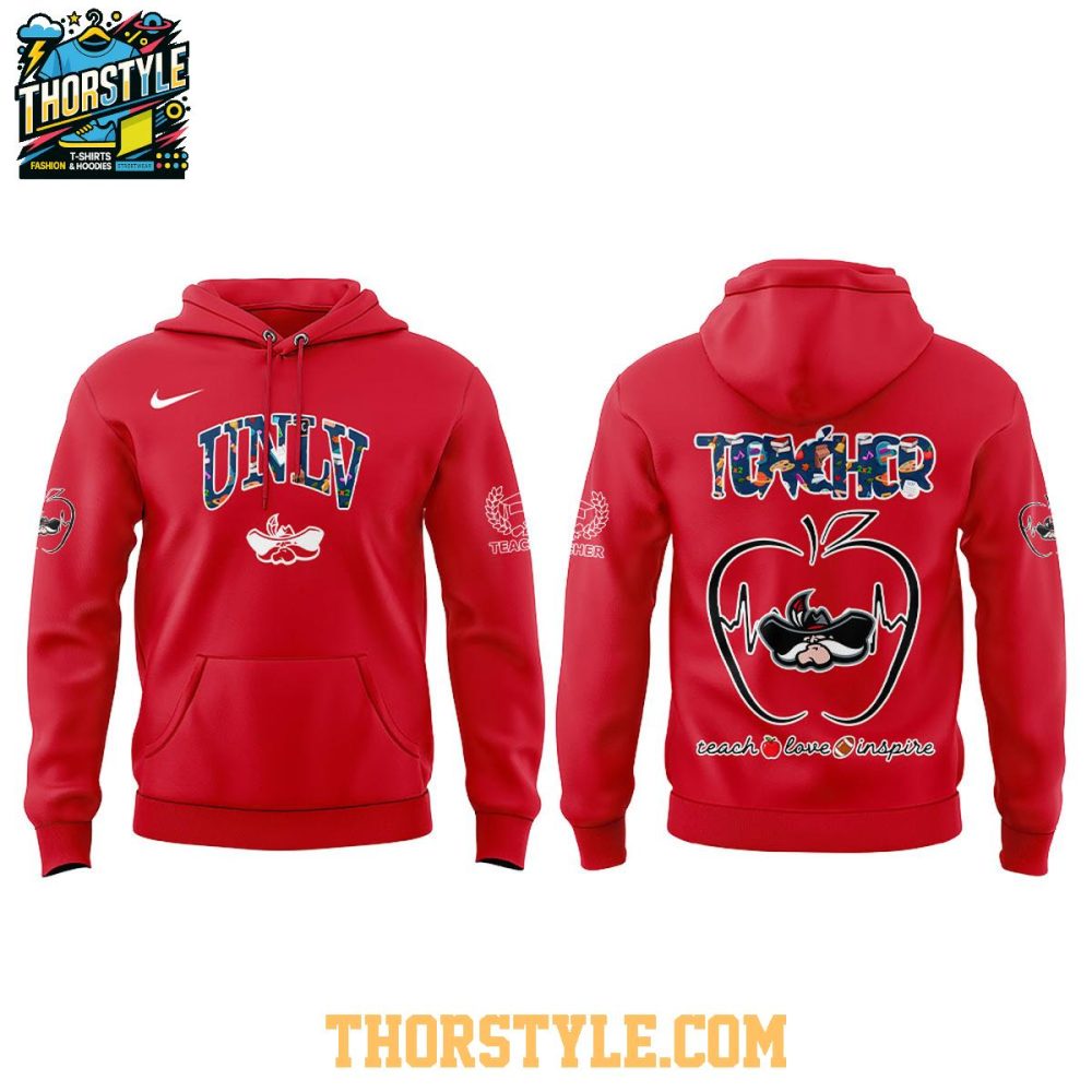 Unlv Rebels Teachers 2025 Day Of Appreciation Hoodie T-Shirt - Image 2