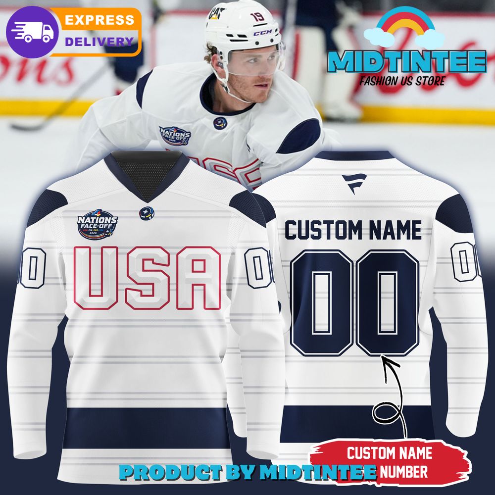 Usa 2025 4 Nations Face-Off Special White Hockey Jersey