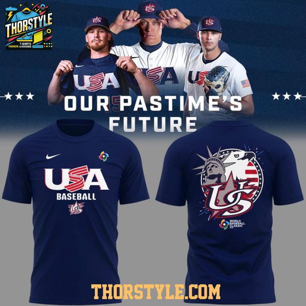Usa Baseball Team 2026 World Baseball Classic Celebration Hoodie T-Shirt - Image 2
