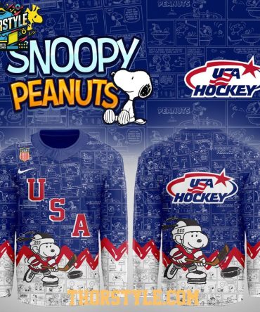 Usa Team 2026 Olympics Champions Peanuts Night Hockey Jersey