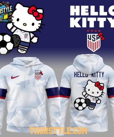 Usa World Cup 2026 National Soccer Team Hello Kitty Hoodie T-Shirt