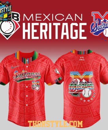 Uniforme Sultanes De Monterrey Mexican Heritage 2025 Celebration Baseball Jersey
