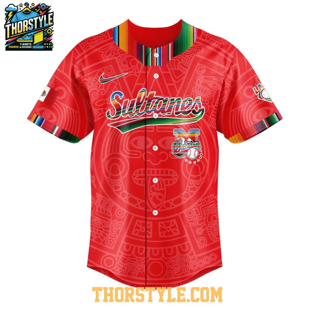 Uniforme Sultanes De Monterrey Mexican Heritage 2025 Celebration Baseball Jersey - Image 2