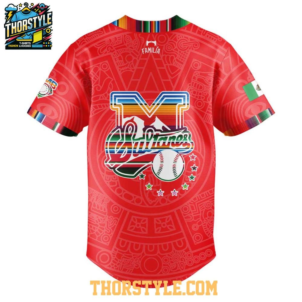 Uniforme Sultanes De Monterrey Mexican Heritage 2025 Celebration Baseball Jersey - Image 3